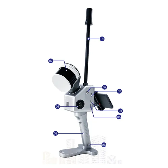 LiDAR Hand SLAM 300m Scanner with GNSS Inbuit
